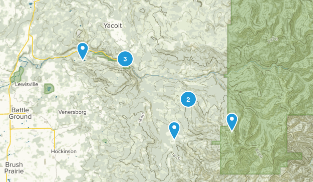 Yacolt, Washington Map