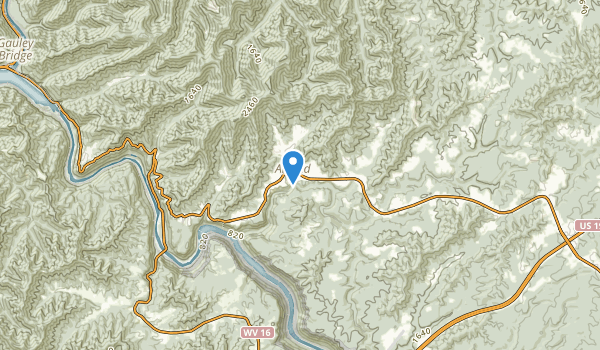 Ansted, West Virginia Map
