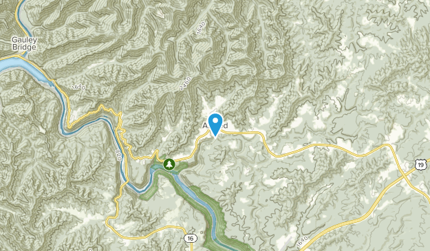 Ansted, Virginie-Occidentale Map