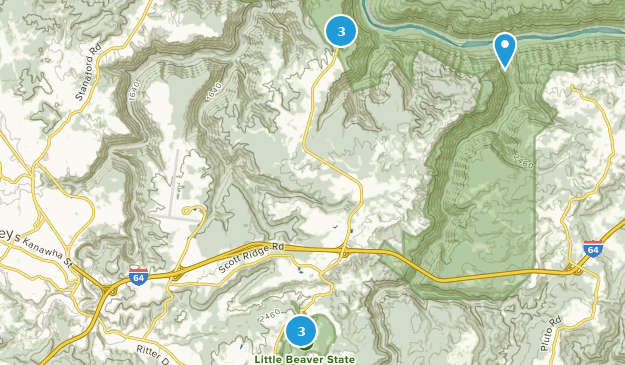 Beaver, West Virginia Map