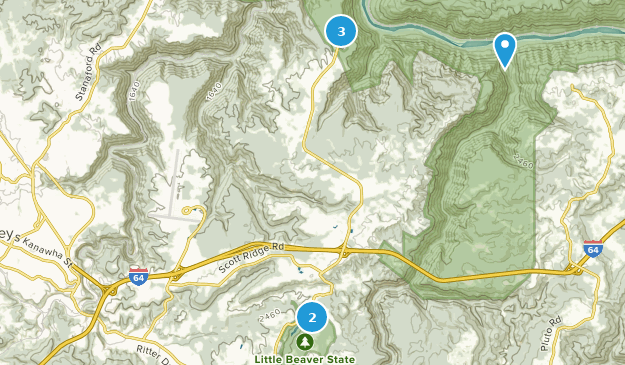 Beaver, Virginie-Occidentale Map