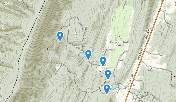 Berkeley Springs, West Virginia Map