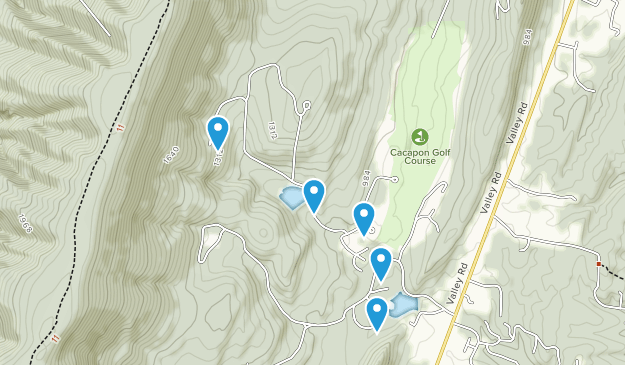 Berkeley Springs, West Virginia Map