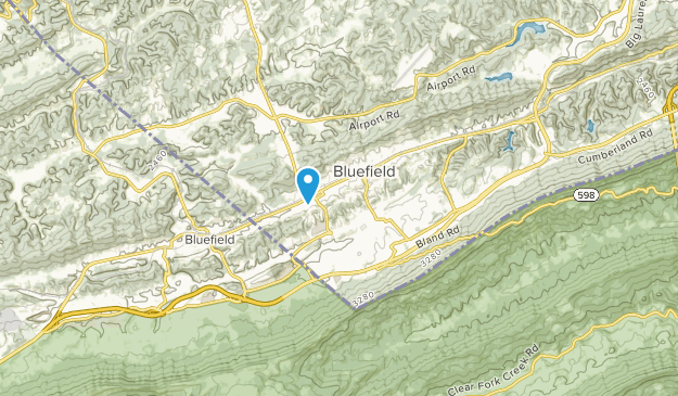Bluefield, West Virginia Map