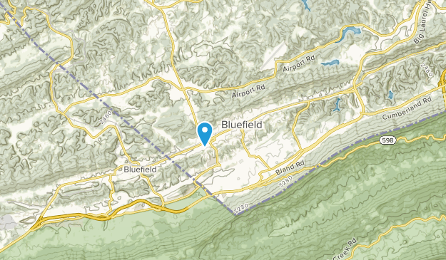 Bluefield, West Virginia Map