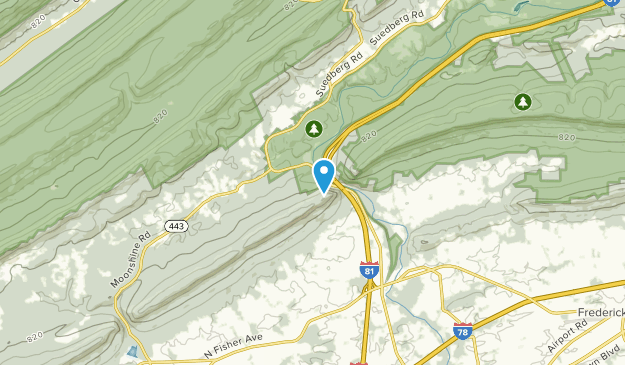 Bluemont, West Virginia Map