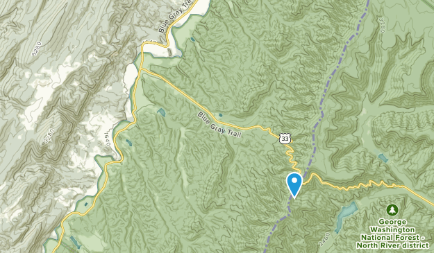 Brandywine, West Virginia Map