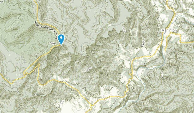 Buckeye, Virginie-Occidentale Map
