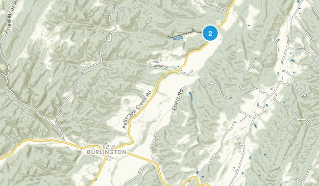 Burlington, West Virginia Map