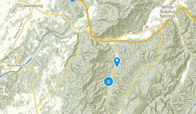 Caldwell, West Virginia Map