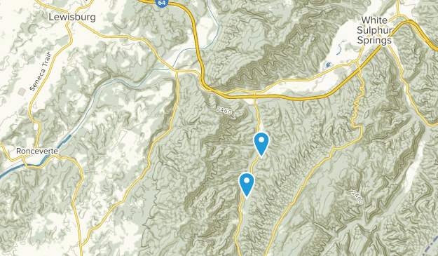 Caldwell, West Virginia Map