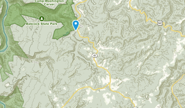 Danese, West Virginia Map