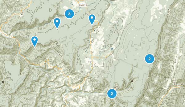 Davis, West Virginia Map