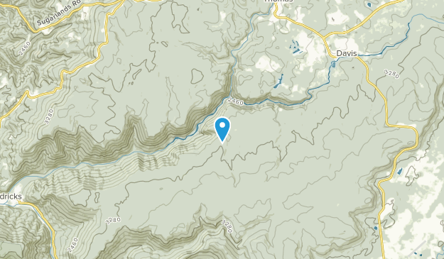 Douglas, West Virginia Map
