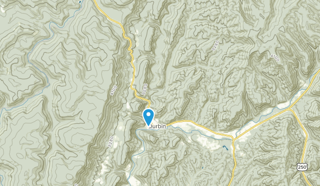 Durbin, West Virginia Map