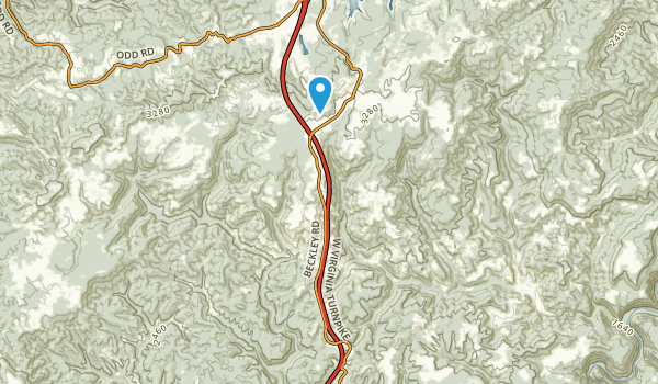 Flat Top, West Virginia Map