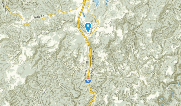 Flat Top, West Virginia Map