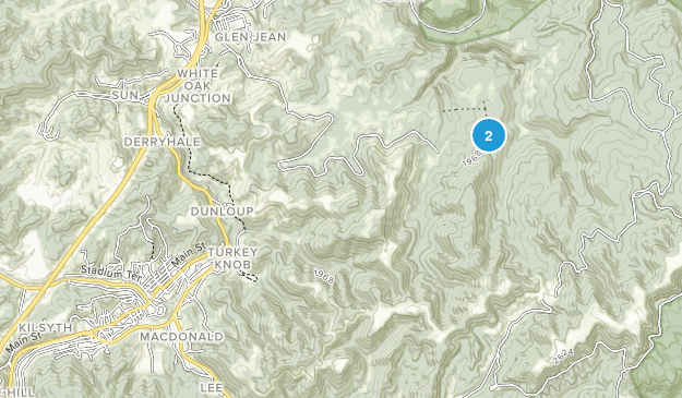 Glen Jean, West Virginia Map