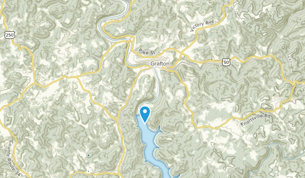 Grafton, Virginie-Occidentale Map