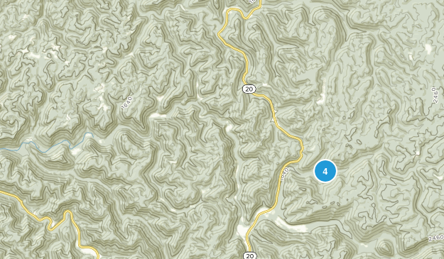 Hacker Valley, West Virginia Map