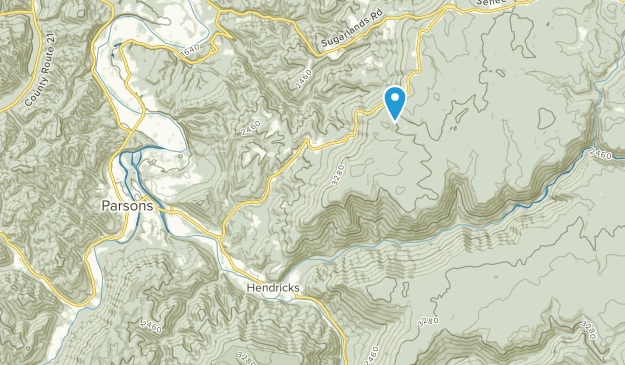 Hambleton, West Virginia Map