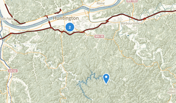 Huntington, West Virginia Map