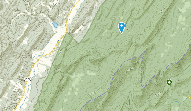 Lost City, West Virginia Map