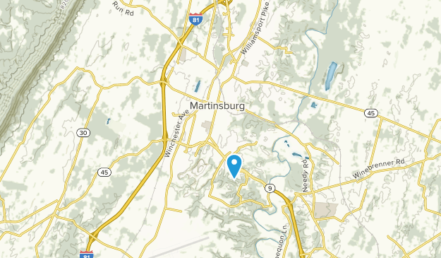 Martinsburg, West Virginia Map