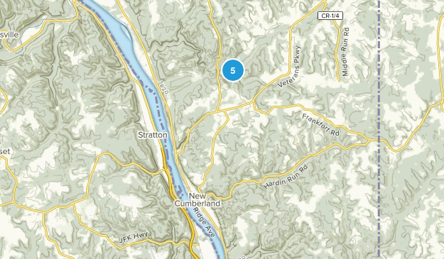 New Cumberland, West Virginia Map