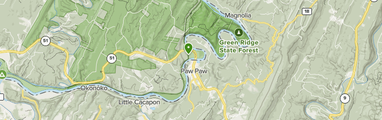 Paw Paw West Virginia Map Best 10 Trails And Hikes In Paw Paw | Alltrails