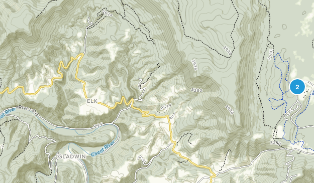 Red Creek, West Virginia Map