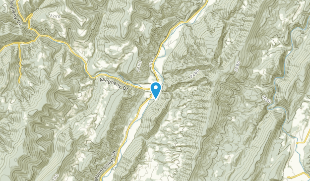Seneca Rocks, West Virginia Map