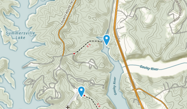 Summersville, West Virginia Map