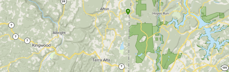 Terra Alta Wv Map Best 10 Trails And Hikes In Terra Alta | Alltrails