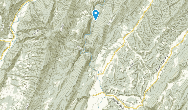 Upper Tract, West Virginia Map