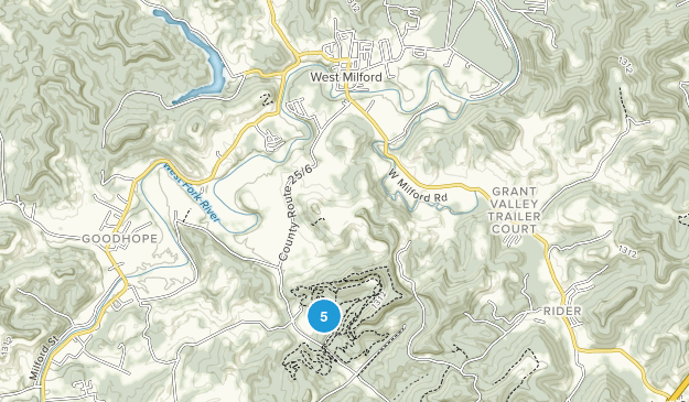 West Milford, West Virginia Map