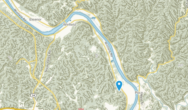 Winfield, Virginie-Occidentale Map