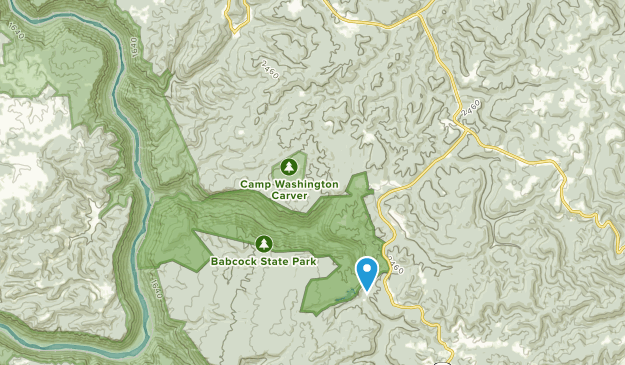 Winona, West Virginia Map