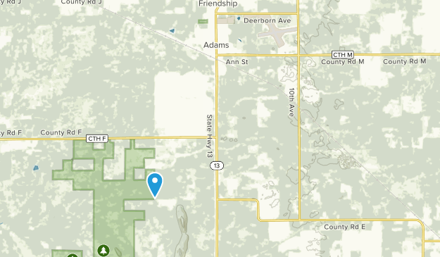 Adams, Wisconsin Map