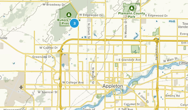 Appleton, Wisconsin Map