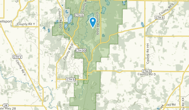 Auburn, Wisconsin Map