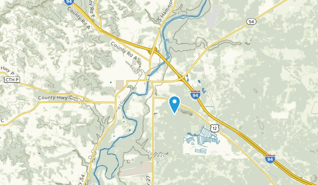 Black River Falls, Wisconsin Map
