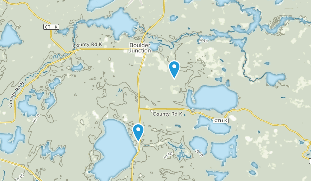 Boulder Junction, Wisconsin Map