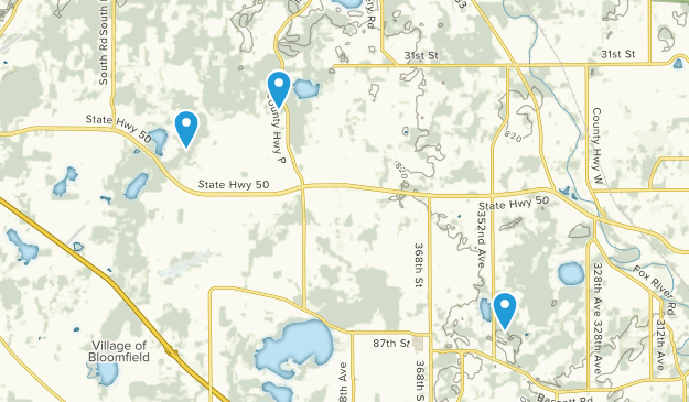 Burlington, Wisconsin Map