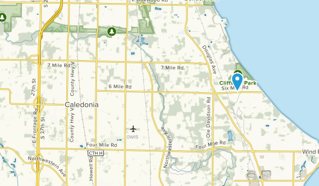Caledonia, Wisconsin Map
