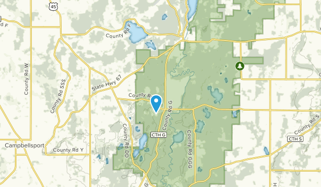 Campbellsport, Wisconsin Map