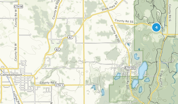 Campbellsport, Wisconsin Map