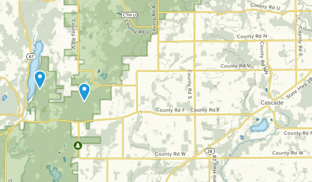 Cascade, Wisconsin Map