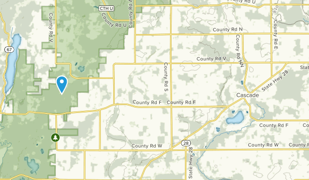 Cascade, Wisconsin Map