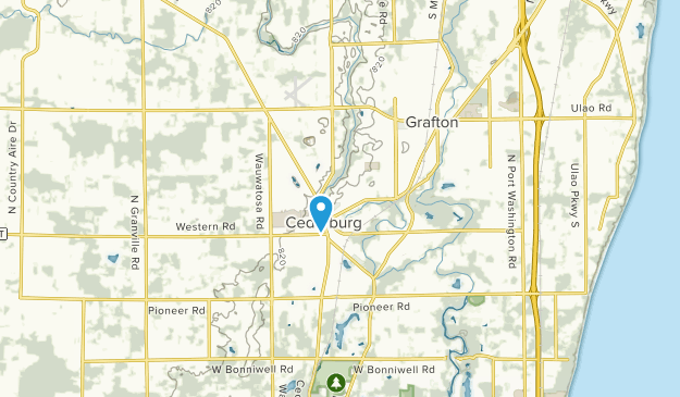Cedarburg, Wisconsin Map